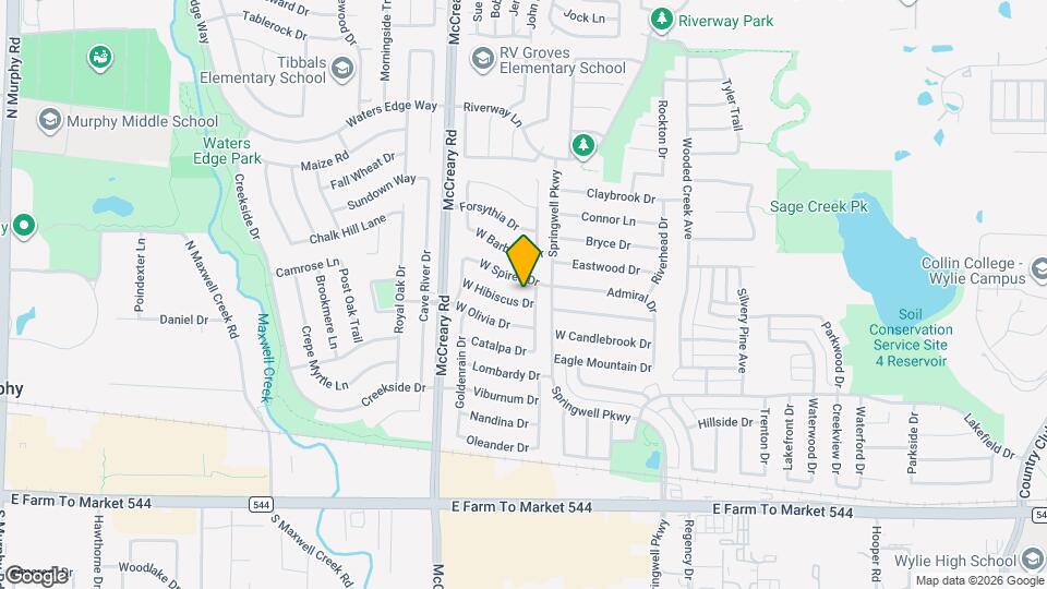 3402 W Hibiscus Dr Map and Location Details