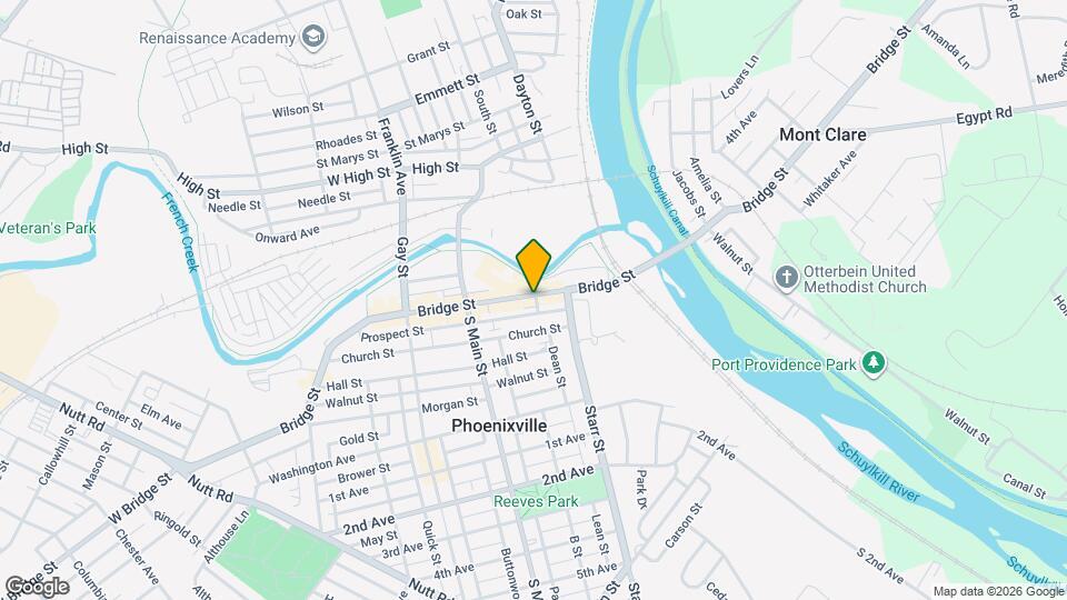 134 Bridge St Map and Location Details