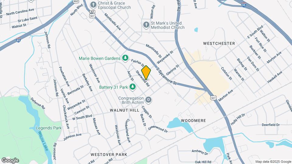 1839 Sherwood Rd Map and Location Details