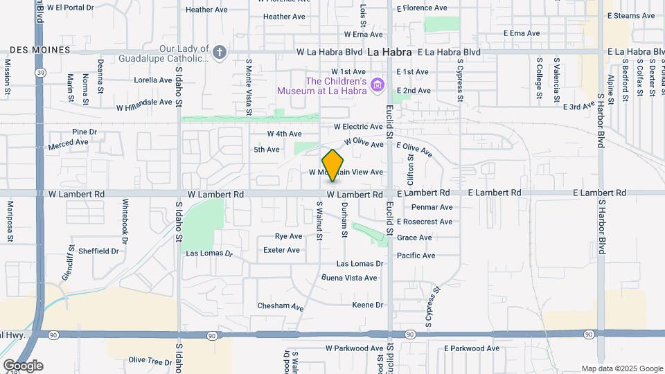 411-421 W Lambert Rd Map and Location Details