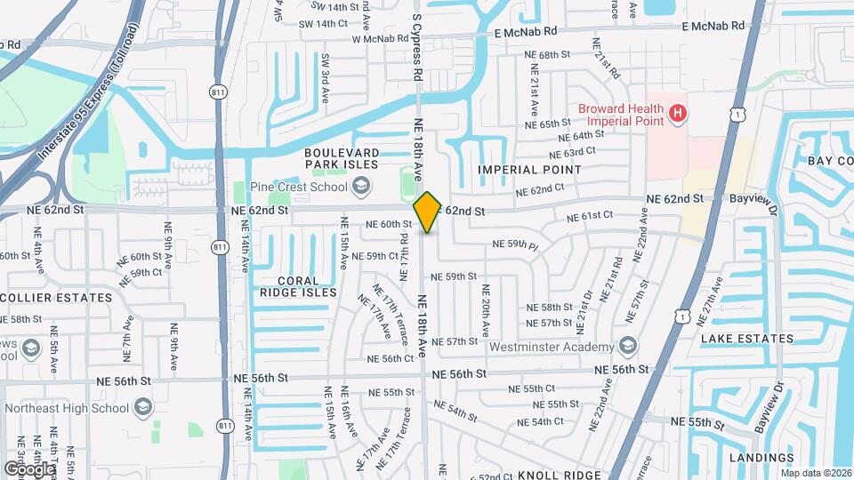 5950 NE 18th Ave Map and Location Details