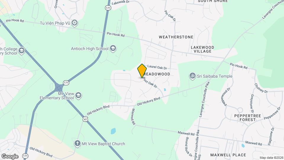 1900 Peaceful Brook Dr Map and Location Details