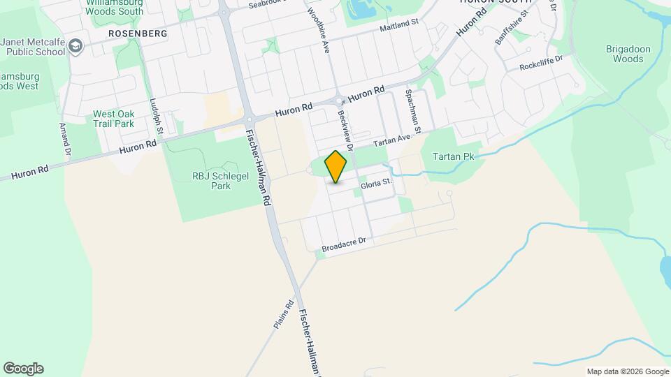 13 Gloria St. Map and Location Details