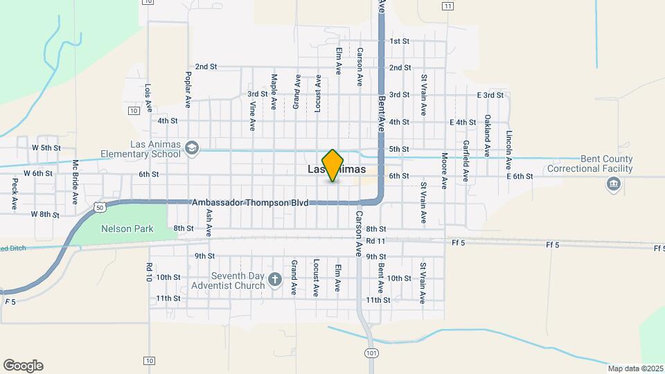 635 Elm Ave, Unit 1 Map and Location Details