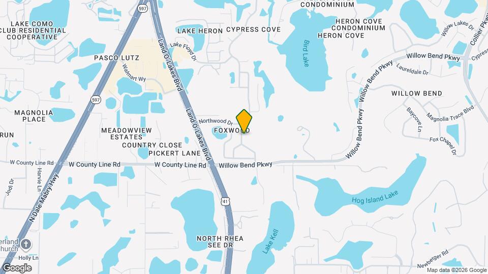 1130 Foxwood Dr Map and Location Details