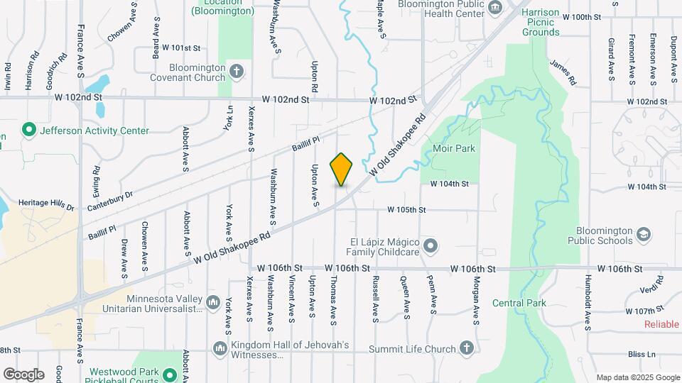 10417 Thomas Ave S Mapa y Detalles de la Ubicación