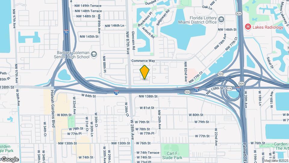 8450 NW 138th Terrace Map and Location Details