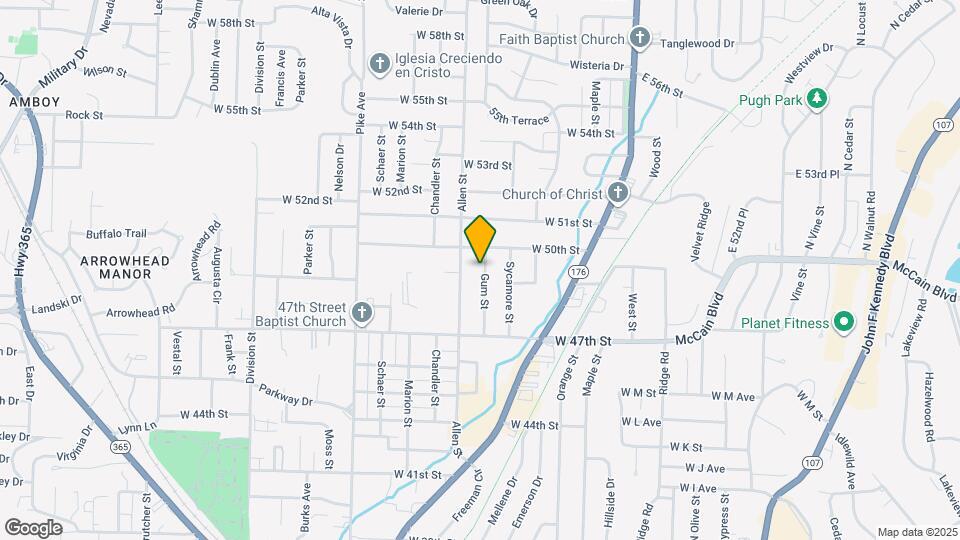 4909 Gum St Map and Location Details