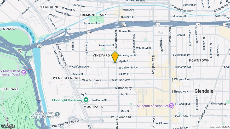 311 N Pacific Ave Map and Location Details