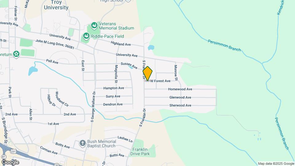 106 W Forest Ave Map and Location Details