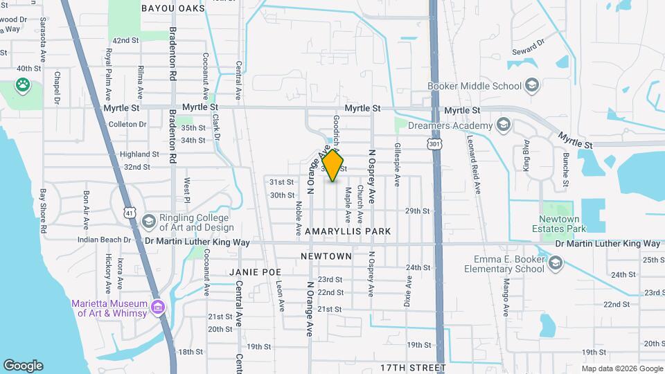 3009 Goodrich Ave Map and Location Details