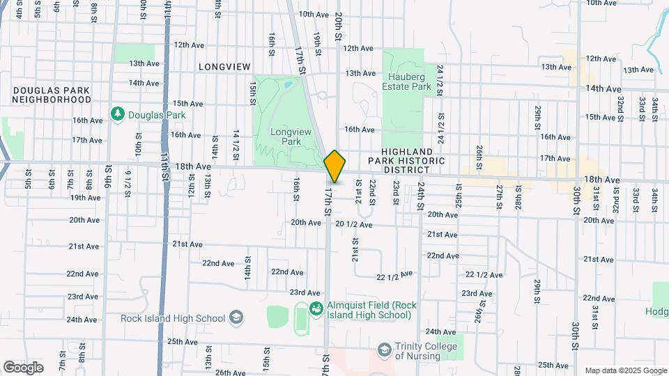 1819 17th St Map and Location Details