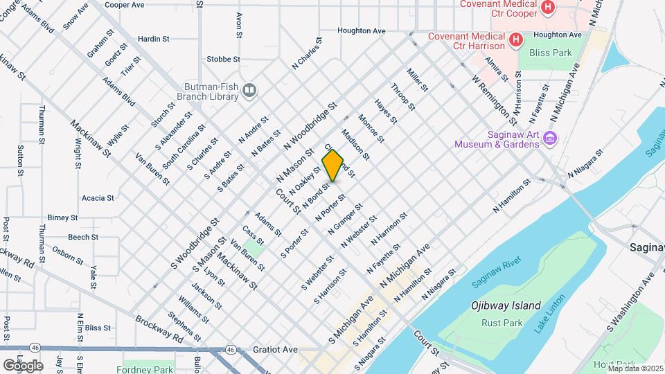 1021 Ames St Map and Location Details
