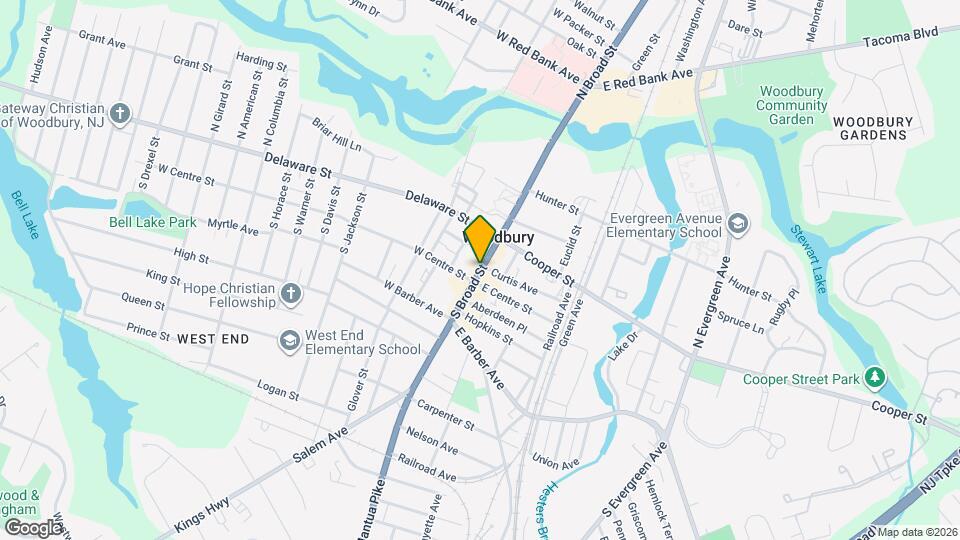 41 S Broad St Map and Location Details