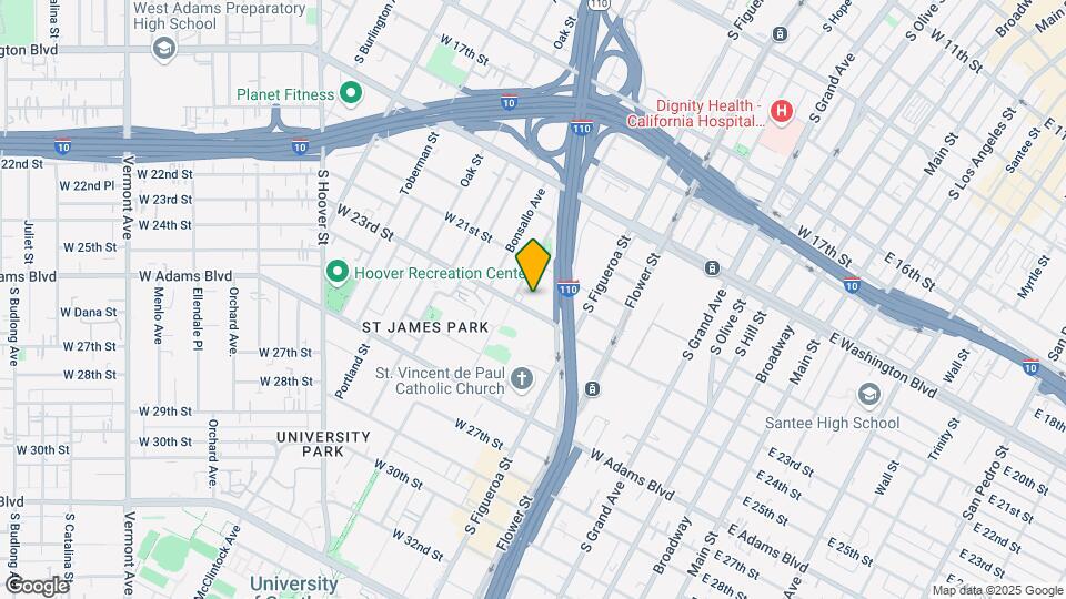 657 W 23rd St Map and Location Details