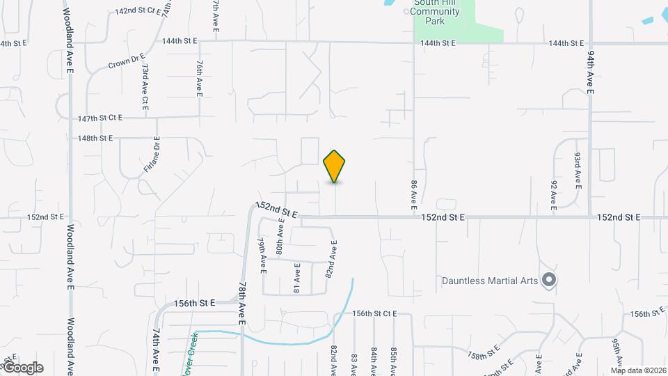 15024 82nd Ave E Map and Location Details