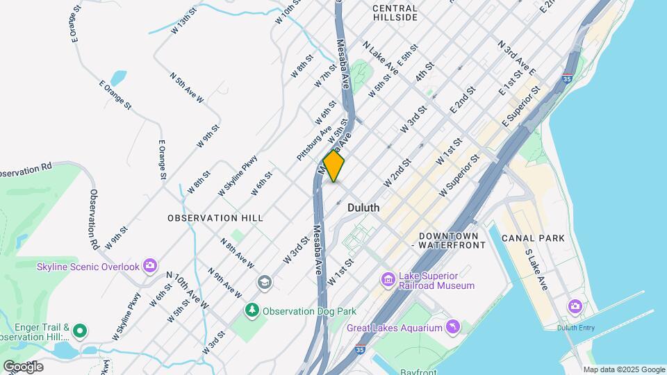 317 1/2 N 4th Ave W Map and Location Details