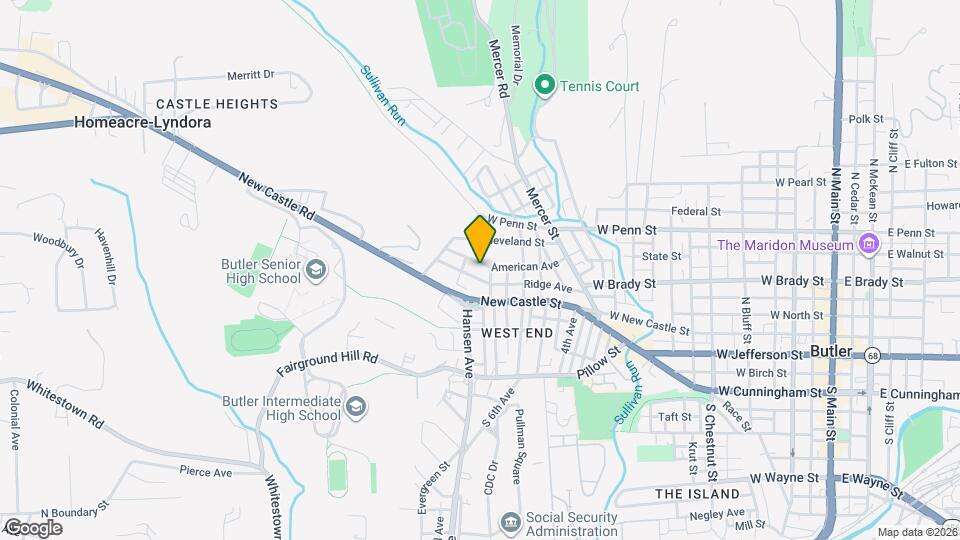 305 American Ave Map and Location Details