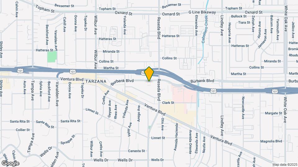 Tarzana West Apartments Mapa y Detalles de la Ubicación