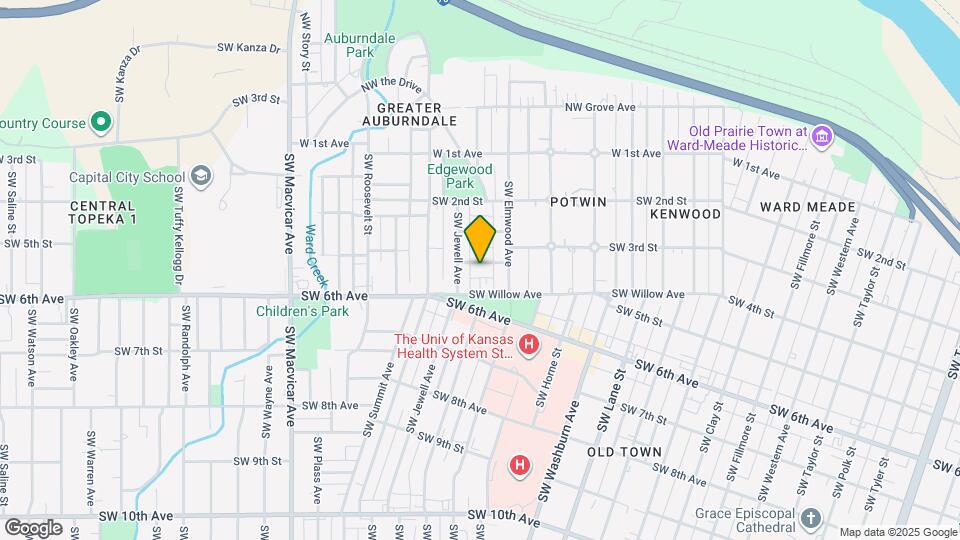 1827 SW Cherokee St Map and Location Details