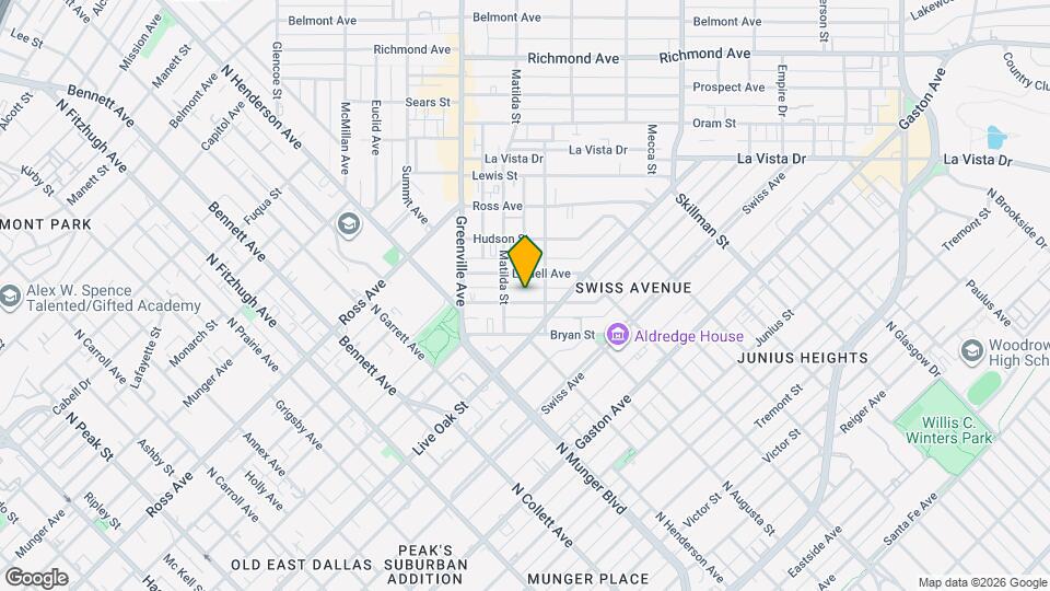 5801 Bryan Pkwy Map and Location Details