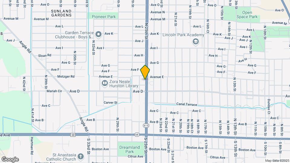 517 N 25th St Map and Location Details