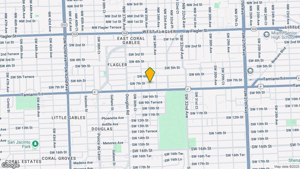 3452 SW 7th St Map and Location Details