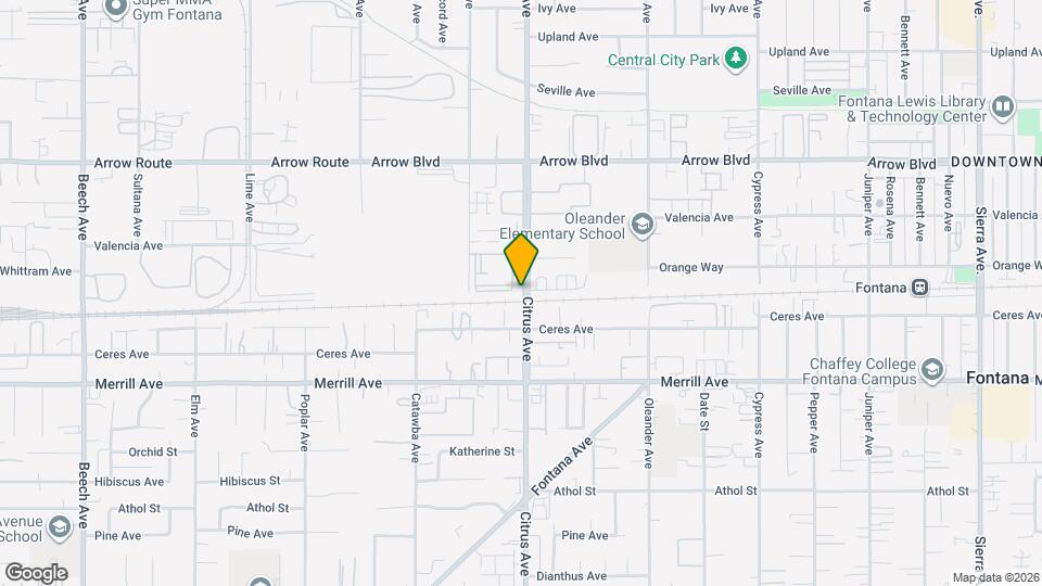 Citrus Gardens Apartment Map and Location Details