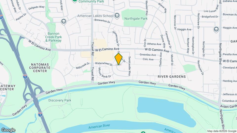 1518 Waterwheel Dr Map and Location Details