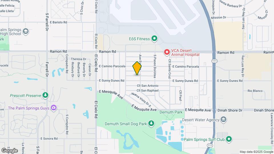 3861 E Camino San Miguel Map and Location Details