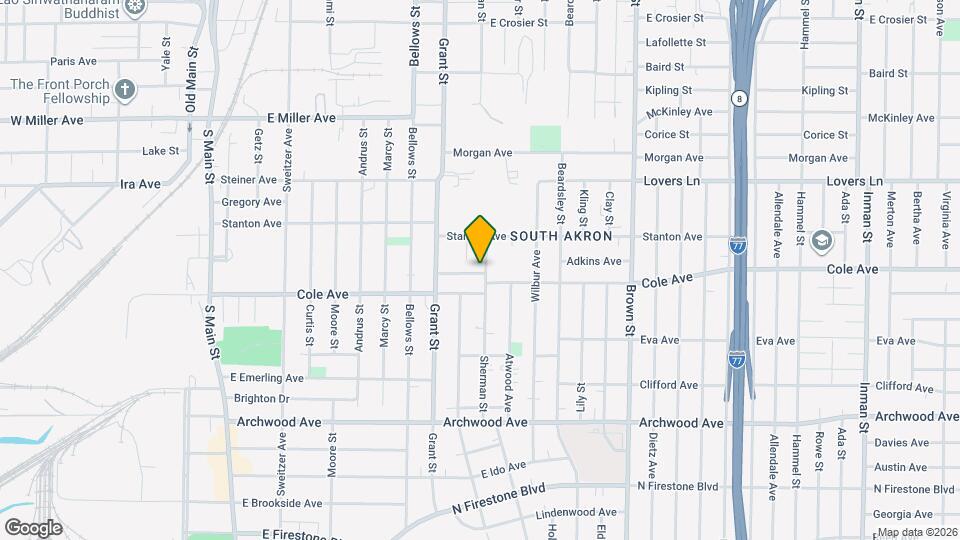 333 Upland Ave Map and Location Details