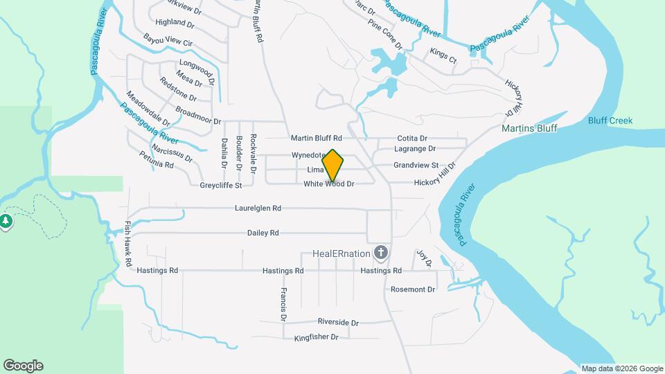 1535 White Wood Dr Map and Location Details