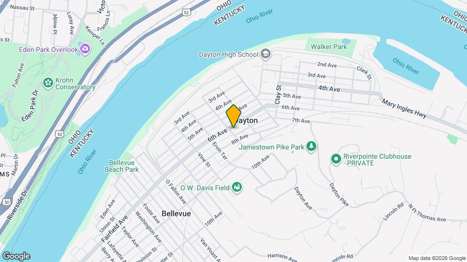 609 McKinney Ave Map and Location Details