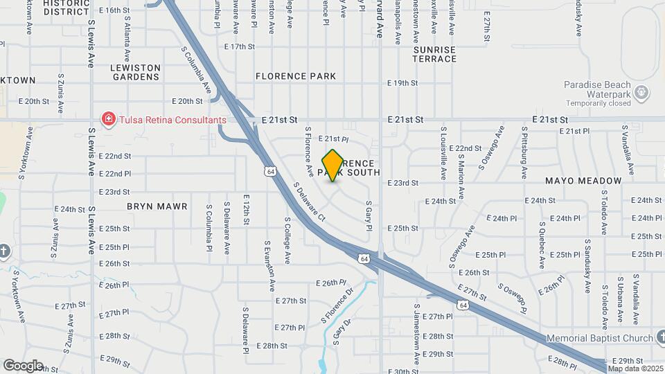 2242 S Florence Pl Map and Location Details