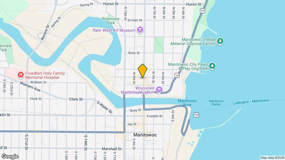 212 N 8th St Map and Location Details