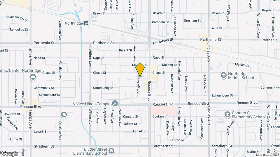 8438 Amigo Ave Mapa y Detalles de la Ubicación