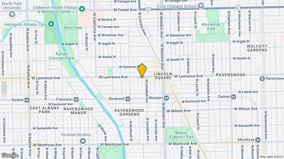 2515 W Lawrence Ave Map and Location Details