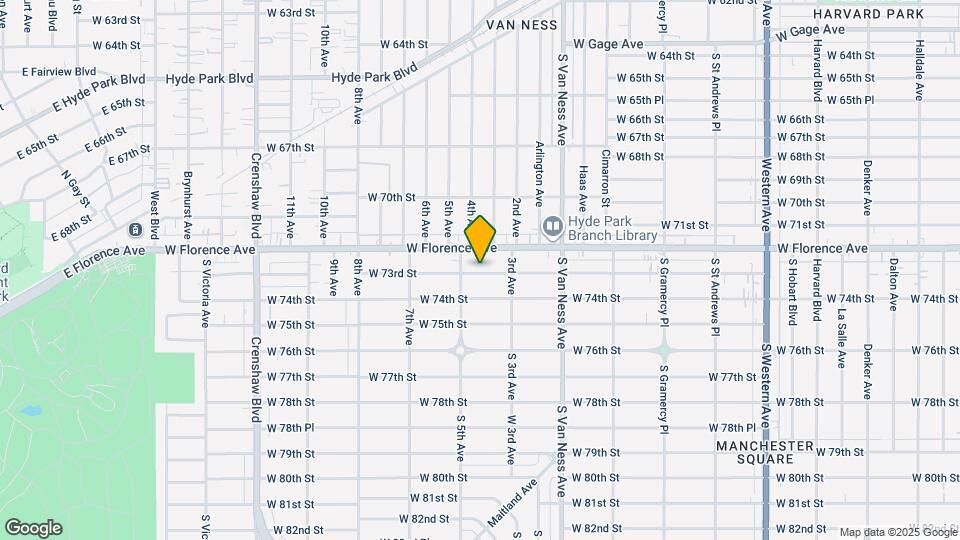 2509 W 73rd St, Unit 2509 Map and Location Details