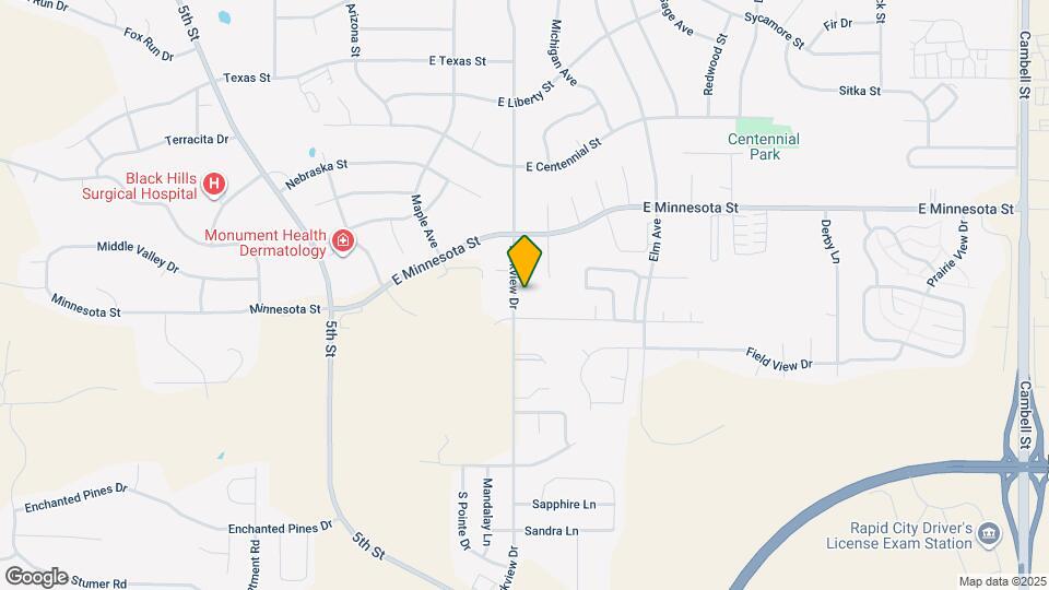 4218 Parkview Dr Map and Location Details