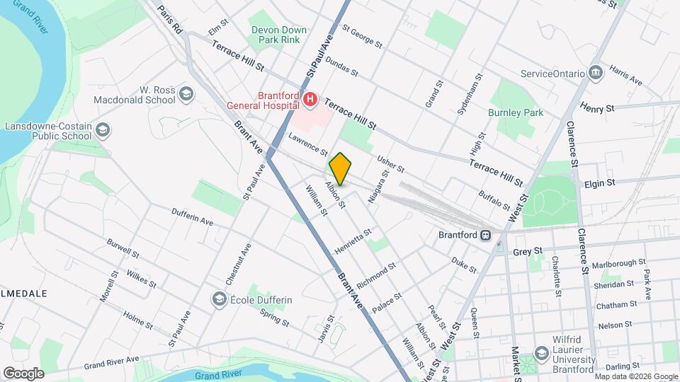 169 Albion St Map and Location Details