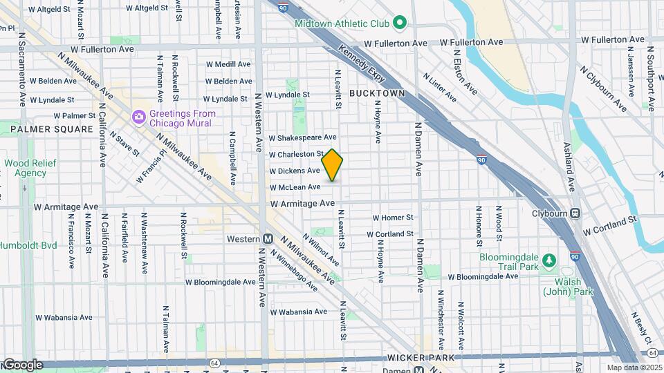 2211 W McLean Ave Map and Location Details