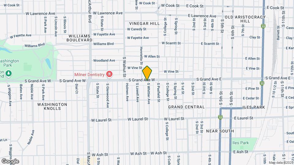 1301 S Whittier Ave Map and Location Details