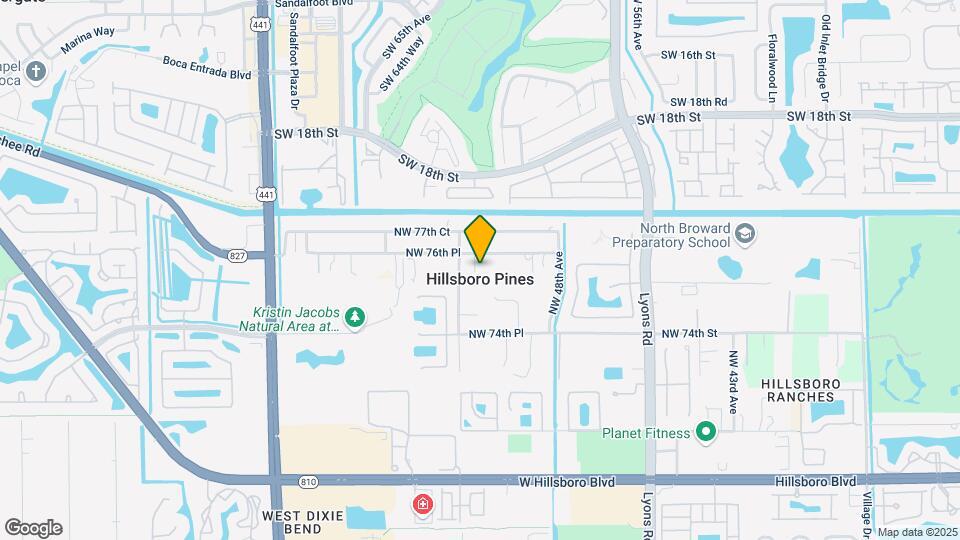 5100 NW 76th Pl Mapa y Detalles de la Ubicación