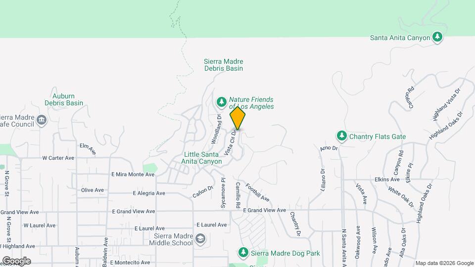 621 Alta Vista Dr Map and Location Details
