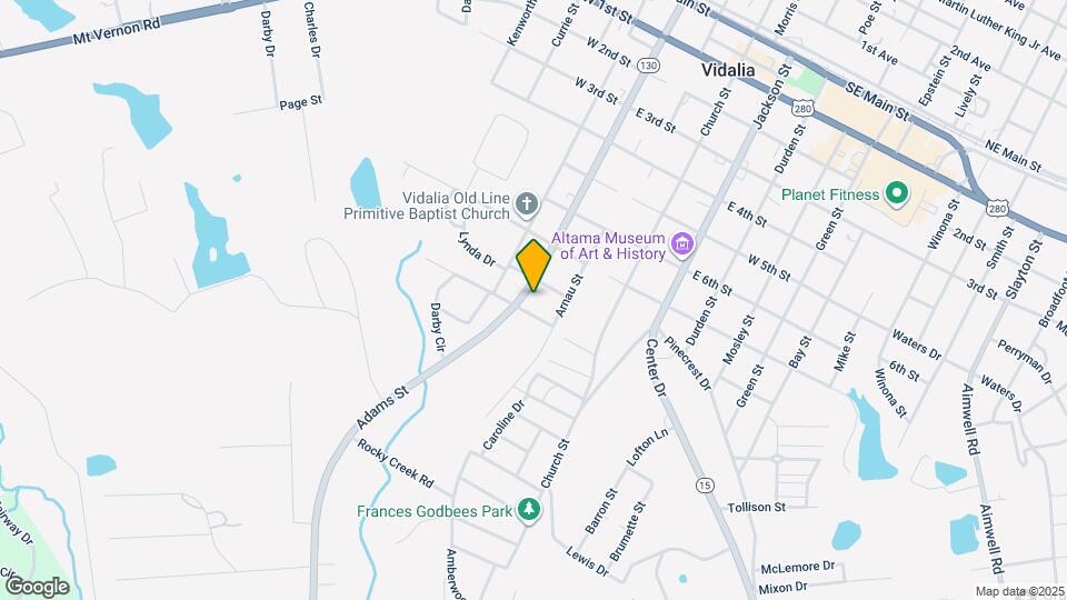 902 Adams St Map and Location Details