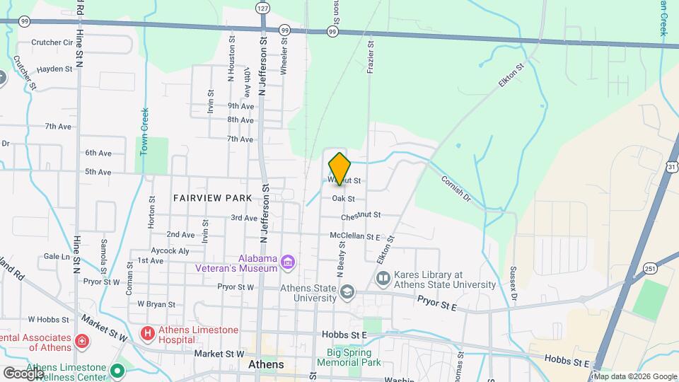 803 N Beaty St Map and Location Details