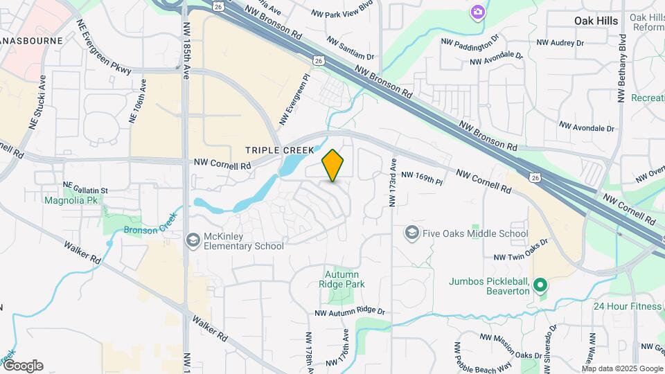 17638 NW Shorewood Dr Map and Location Details