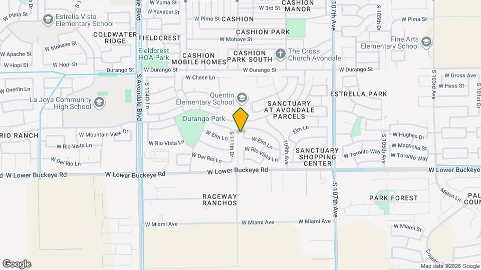 2514 S 110th Dr Map and Location Details