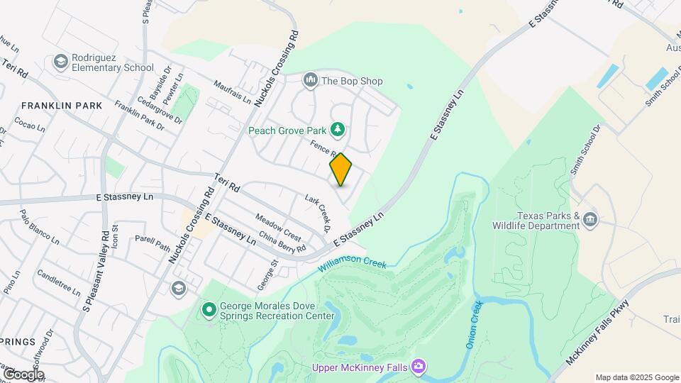 4813 Brook Creek Cove Map and Location Details