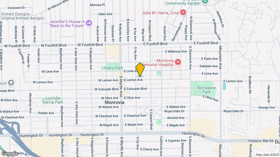 209 E Lemon Ave Map and Location Details